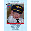 Airplane Birthday Party "Licence to Fly" Pilot Printable Sign